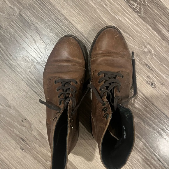 Thursday Boot Company Tan Leather Moto Boots - Picture 2 of 6